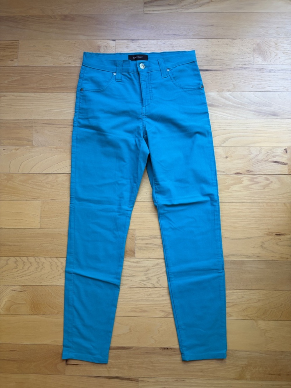 Karen Kane Women's Teal Skinny Jeans
